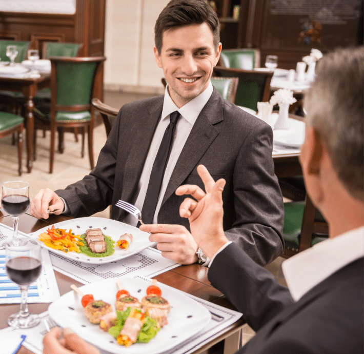 Como elegir el traje perfecto para una cena de negocios