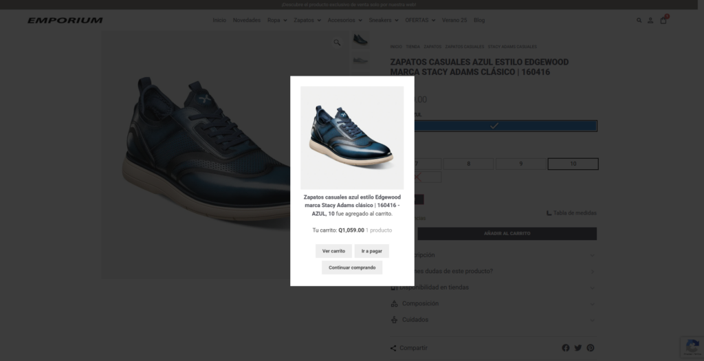 Promo WEB Zapatos casuales Marzo 2