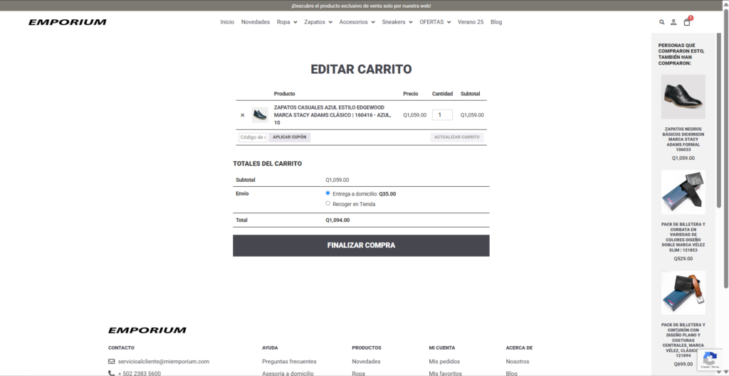 Promo WEB Zapatos casuales Marzo 3