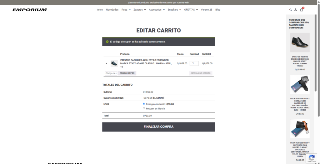 Promo WEB Zapatos casuales Marzo 4