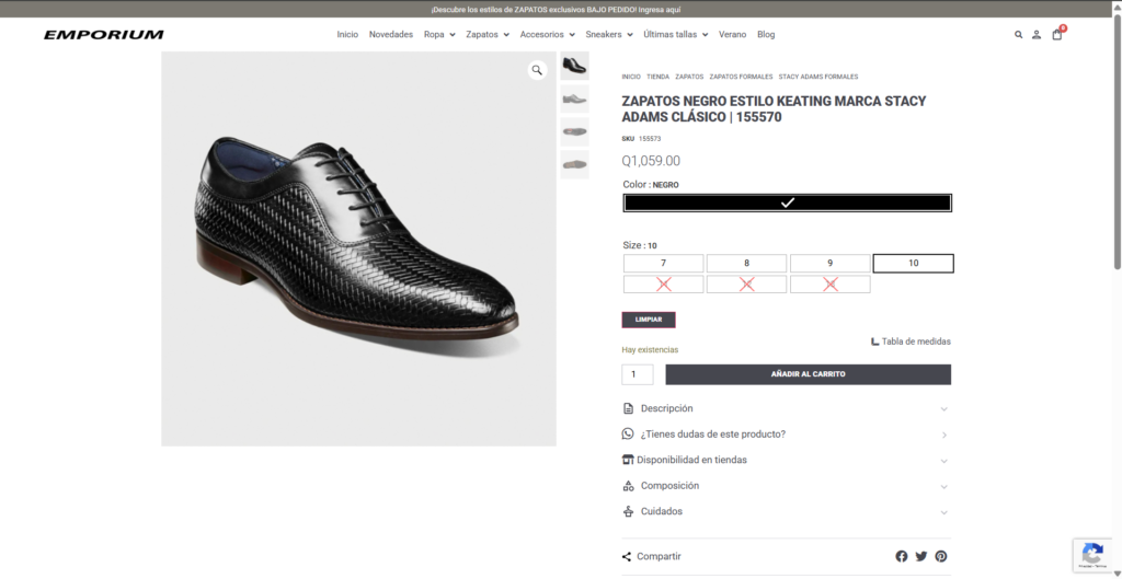 Promocion Zapatos Stacy Adams Mayo 1