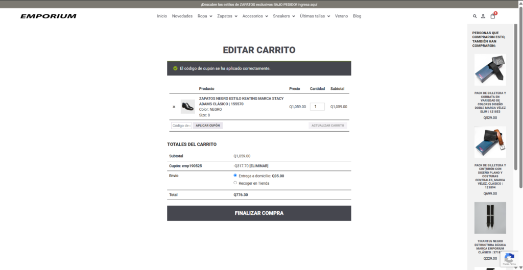 Promocion Zapatos Stacy Adams Mayo 4