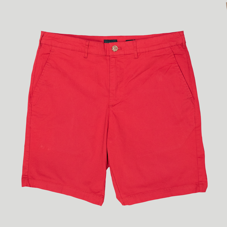 Bermuda rojo estructura plana marca Carven slim | 136452