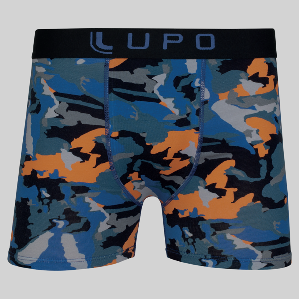 boxer azul diseno camuflajeado marca lupo cl sico 139677 206563 1