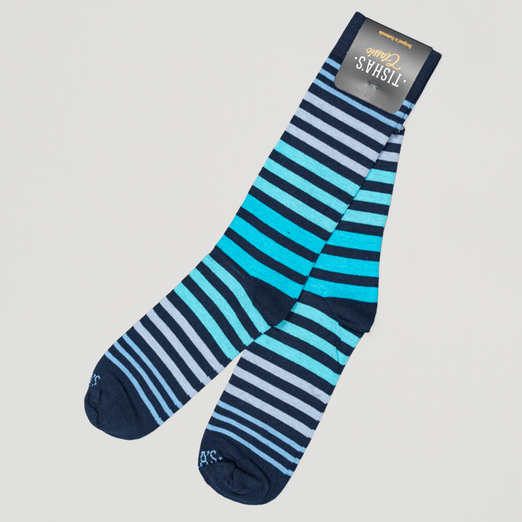 calcetines azul diseno glaciar marca tishas cl sico 139342 270090 1