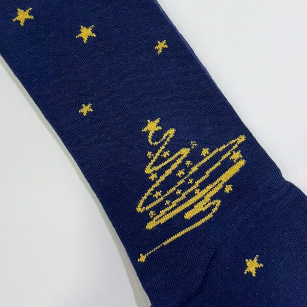 calcetines azul diseno golden tree marca tishas cl sico 145341 225754 2