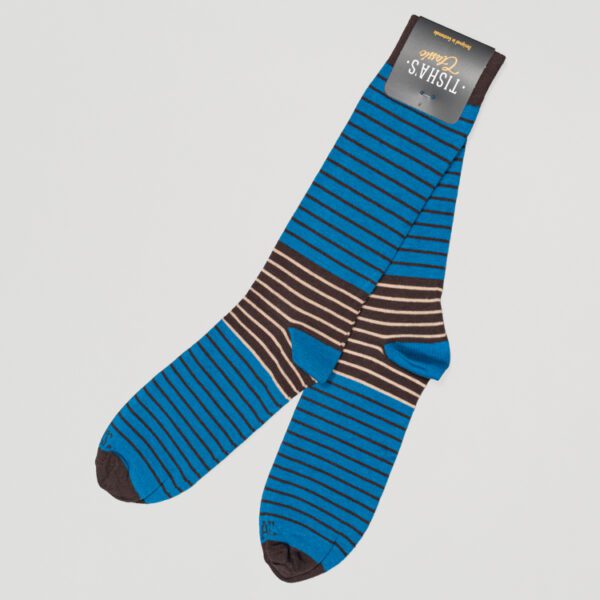 calcetines azul diseno imperial marca tishas cl sico 151903 270084 1