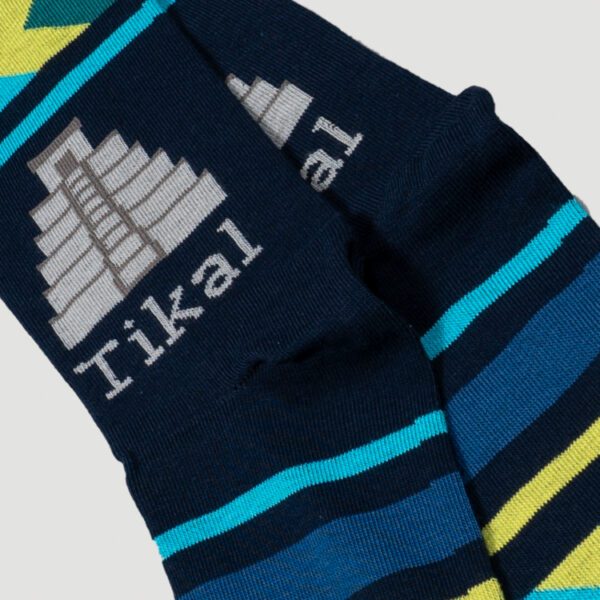 calcetines azul diseno tikal 2024 marca tishas cl sico 157651 314015 2