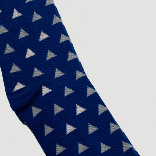 calcetines azul diseno triangulos marca tishas cl sico 143872 221516 2