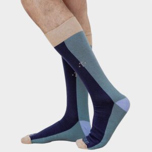 calcetines azul diseno vertical brittany marca tishas cl sico 150232 254063 1