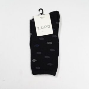 calcetines negro diseno de ovalos marca lupo cl sico 153262 289347 1