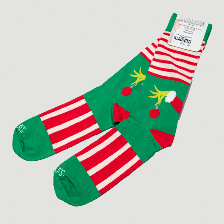 calcetines rojo diseno xmas grinch 2024 marca tishas cl sico 158712 327765 1