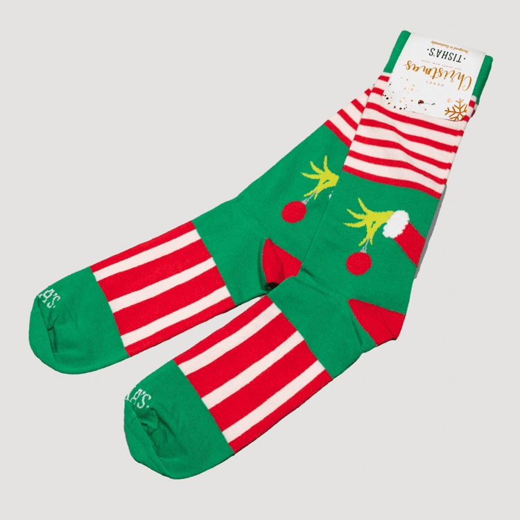 calcetines rojo diseno xmas grinch 2024 marca tishas cl sico 158712 327765 1