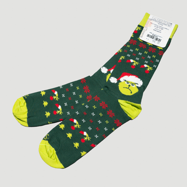 calcetines verde diseno xmas grinch marca tishas cl sico 147622 327800 1