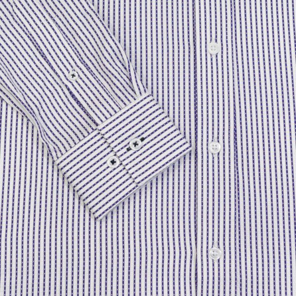 camisa azul con diseno de lineas marca emporium cl sico 140541 199975 3