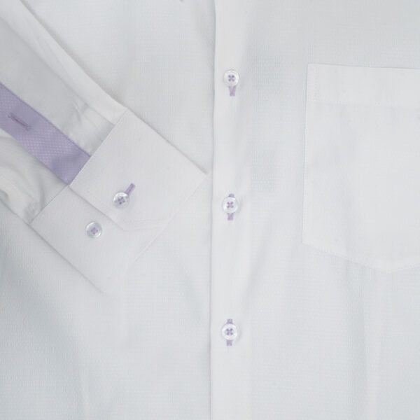 camisa blanca estructura labrada marca colletti cl sico 151145 318940 4