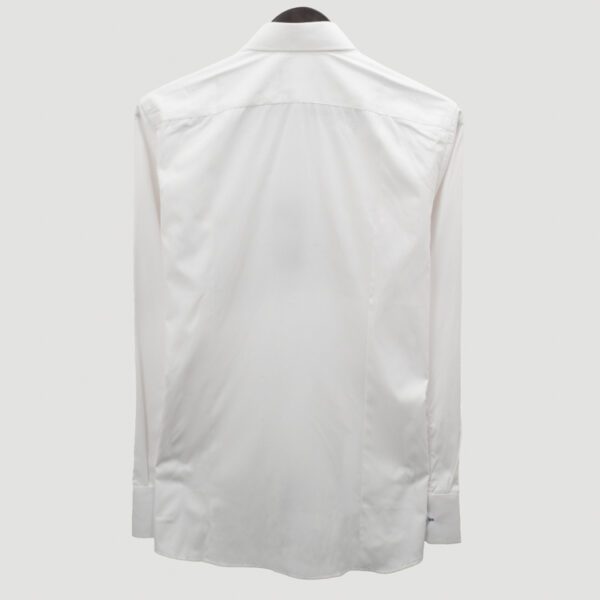 camisa blanca estructura labrada marca colletti cl sico 151163 318938 3