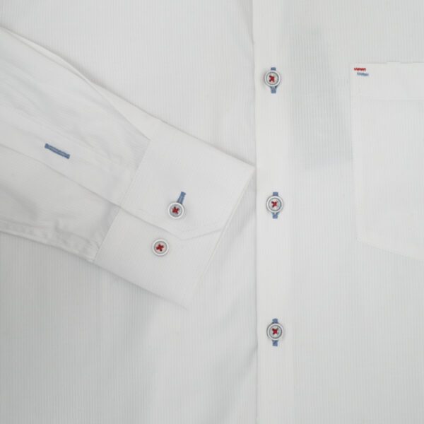 camisa blanca estructura labrada marca colletti cl sico 151163 318938 4