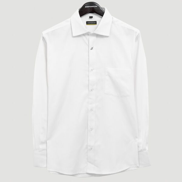 camisa blanca estructura labrada marca emporium slim 149195 253051 1