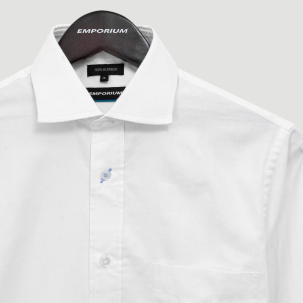 camisa blanca estructura plana marca emporium cl sico 150347 289228 2