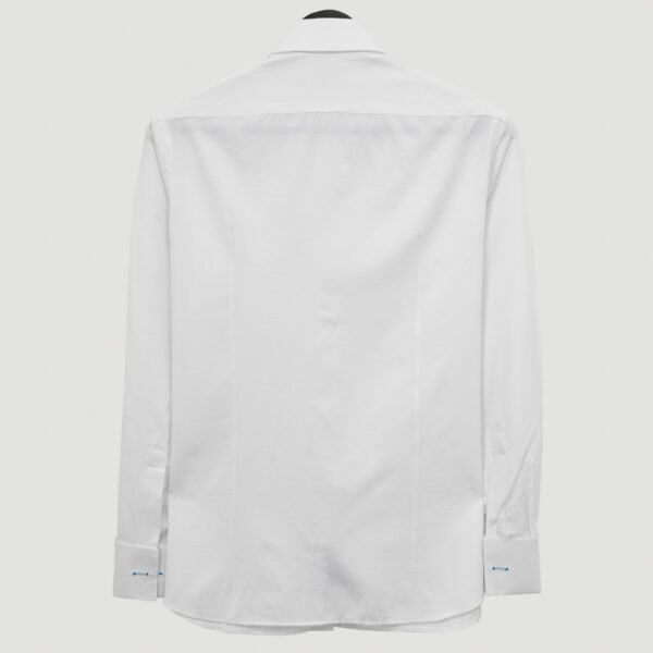 camisa blanco estructura labrada marca colletti cl sico 148736 261048 3