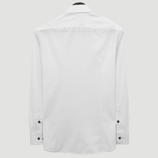 camisa blanco estructura labrada marca colletti cl sico 148746 261047 3