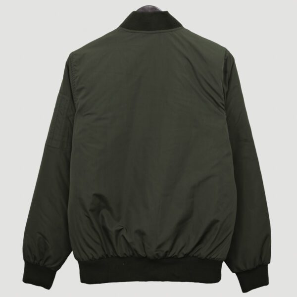 chumpa verde estructura plana marca monkey jackets slim 156194 305986 3