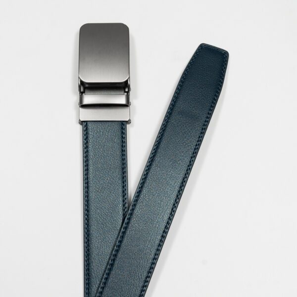 cincho azul estilo texturizado marca buckle cl sico 150166 255878 2