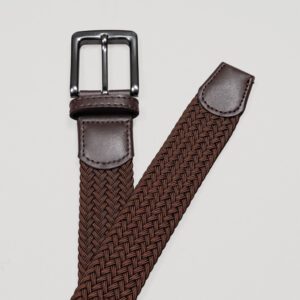 cincho caf diseno trenzado marca buckle cl sico 144785 269313 1