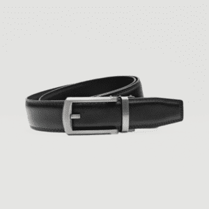 cincho negro estilo texturizado hebilla met lica marca buckle cl sico 143675 211652 1