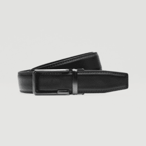 cincho negro estilo texturizado hebilla met lica oscura marca buckle cl sico 143673 211654 1