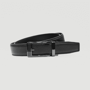 cincho negro estilo texturizado marca buckle cl sico 143677 222944 1