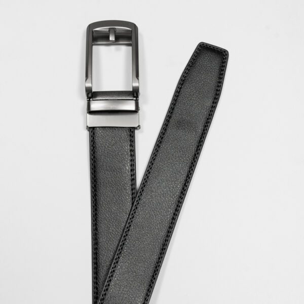 cincho negro estilo texturizado marca buckle cl sico 150156 255887 2