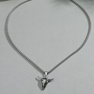 collar gris estilo steel bull marca calak cl sico 142240 202059 1