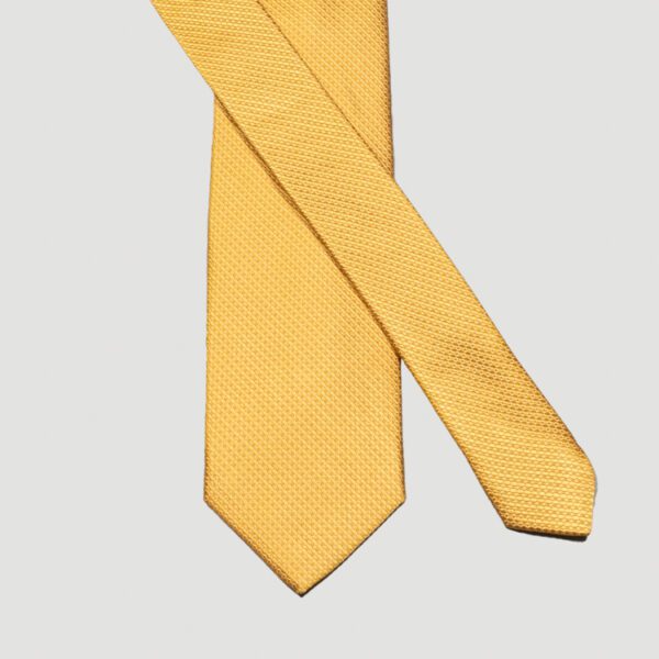corbata amarilla estructura labrada marca colletti cl sico 157691 313983 2