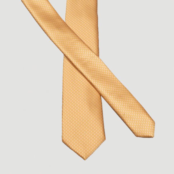 corbata amarilla estructura labrada marca emporium slim 157718 313957 2