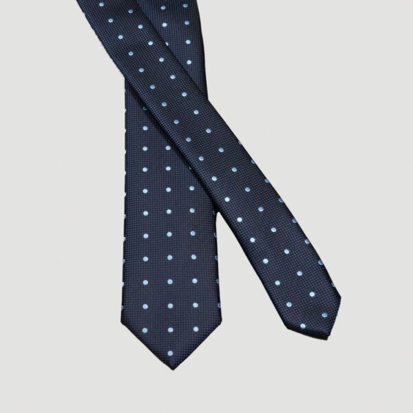 corbata azul diseno de puntos marca emporium slim 157712 313963 2