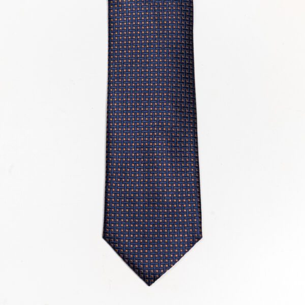corbata azul estructura microcuadros marca colletti cl sico 155301 298893 1