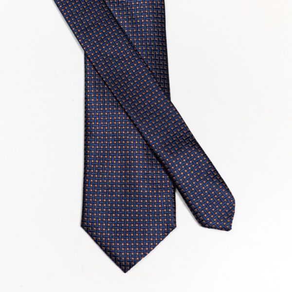 corbata azul estructura microcuadros marca colletti cl sico 155301 298893 2