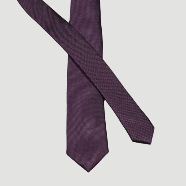 corbata morada estructura labrada marca colletti slim 157668 314002 2