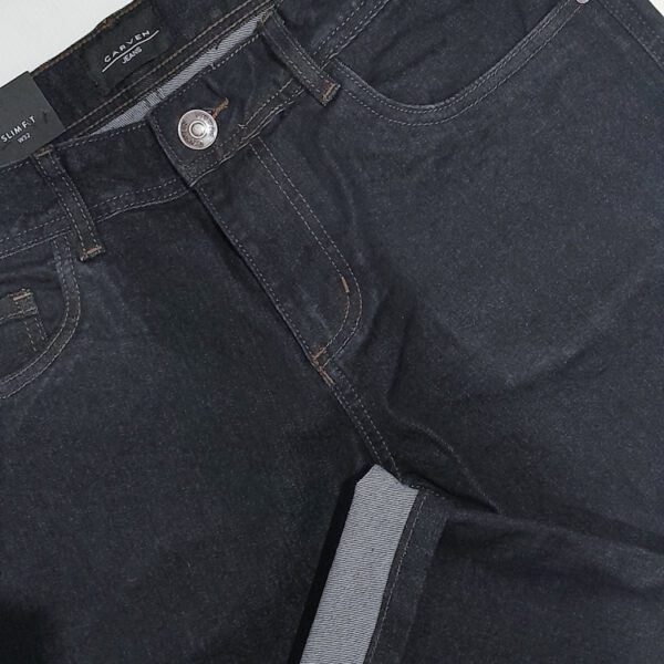 jeans azul estructura labrada marca carven slim 147564 237776 2