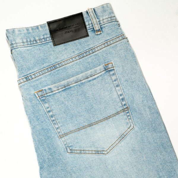 jeans azul estructura labrada marca carven slim 155625 305993 4