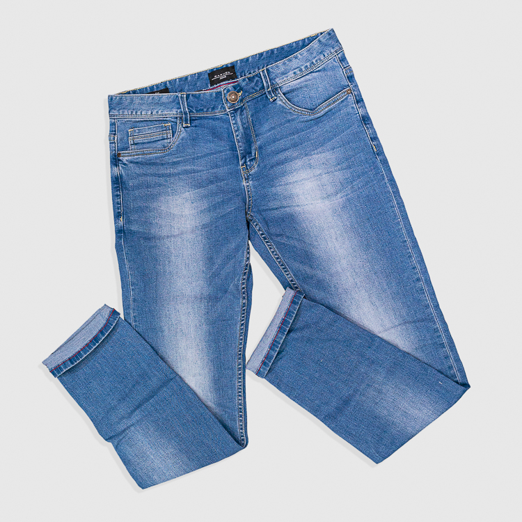 Jeans azul diseño lavado marca Carven slim | 128623