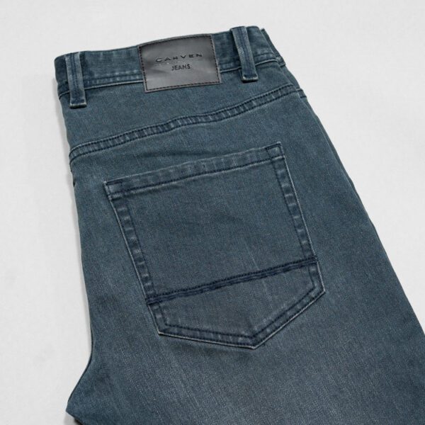 jeans negro estructura labrada marca carven slim 150237 237775 3