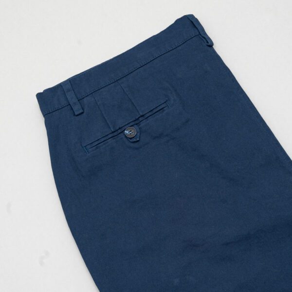 pantalon azul estructura plana lisa marca business casual cl sico 147767 249624 3