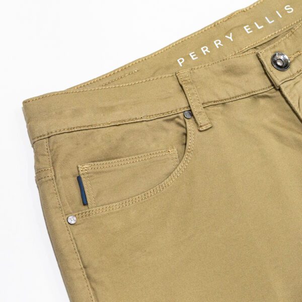 pantalon khaki diseno five pocket marca perry ellis slim 146988 233710 3