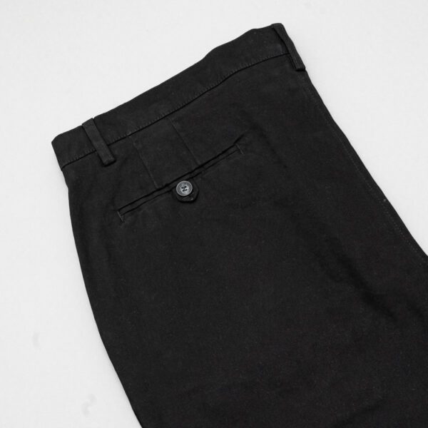 pantalon negro estructura plana lisa marca business casual slim 147803 249623 3