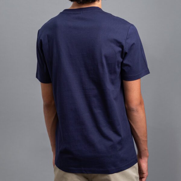 playera azul estructura plana marca carven slim 155770 296542 4