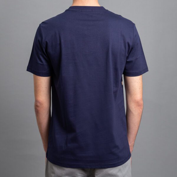 playera azul estructura plana marca carven slim 155798 296536 4