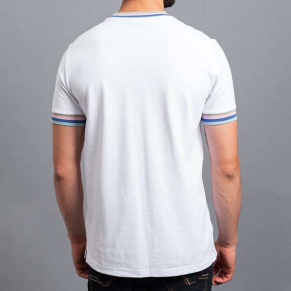 playera blanca estructura contraste marca carven slim 155817 296533 4